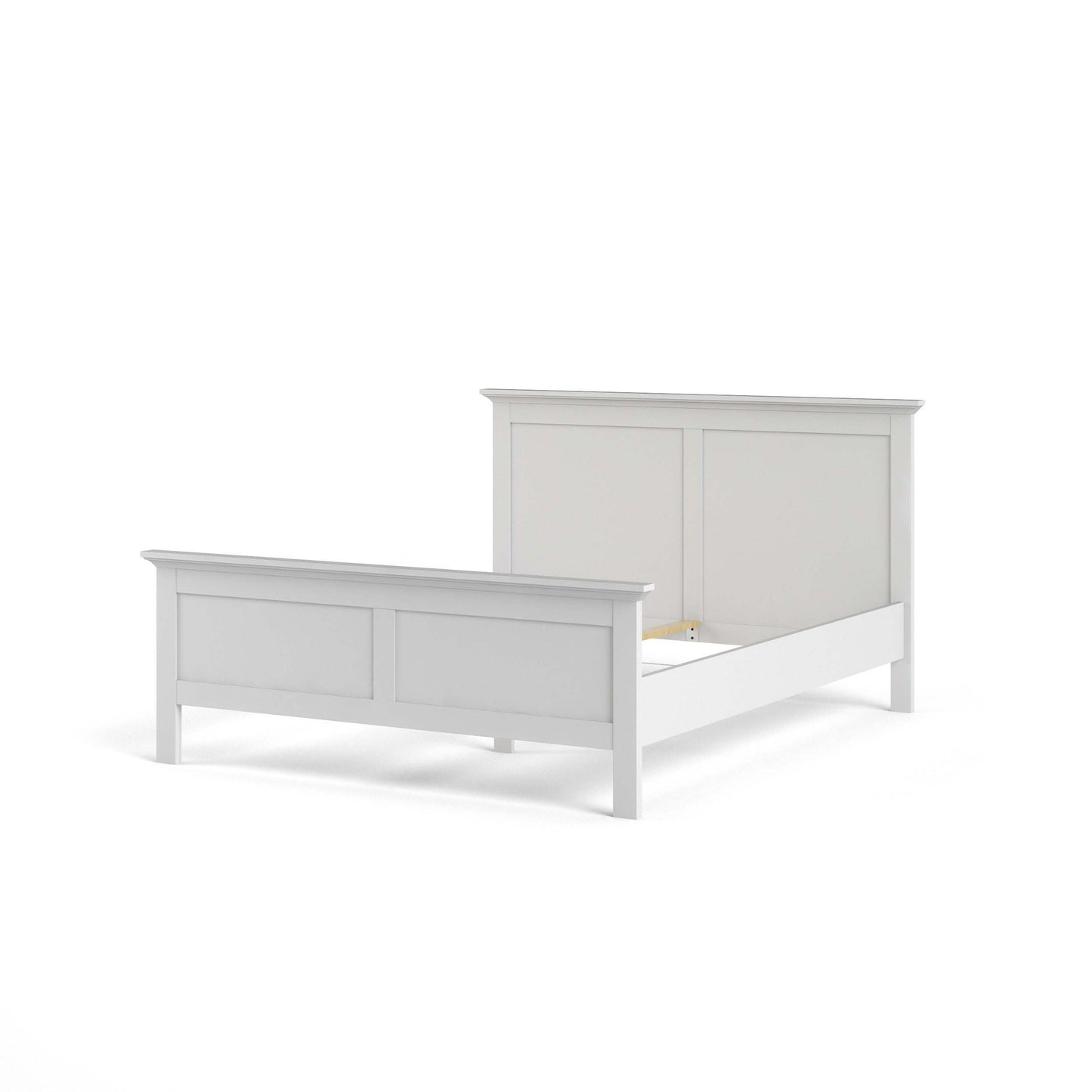 Paris Double Bed - White