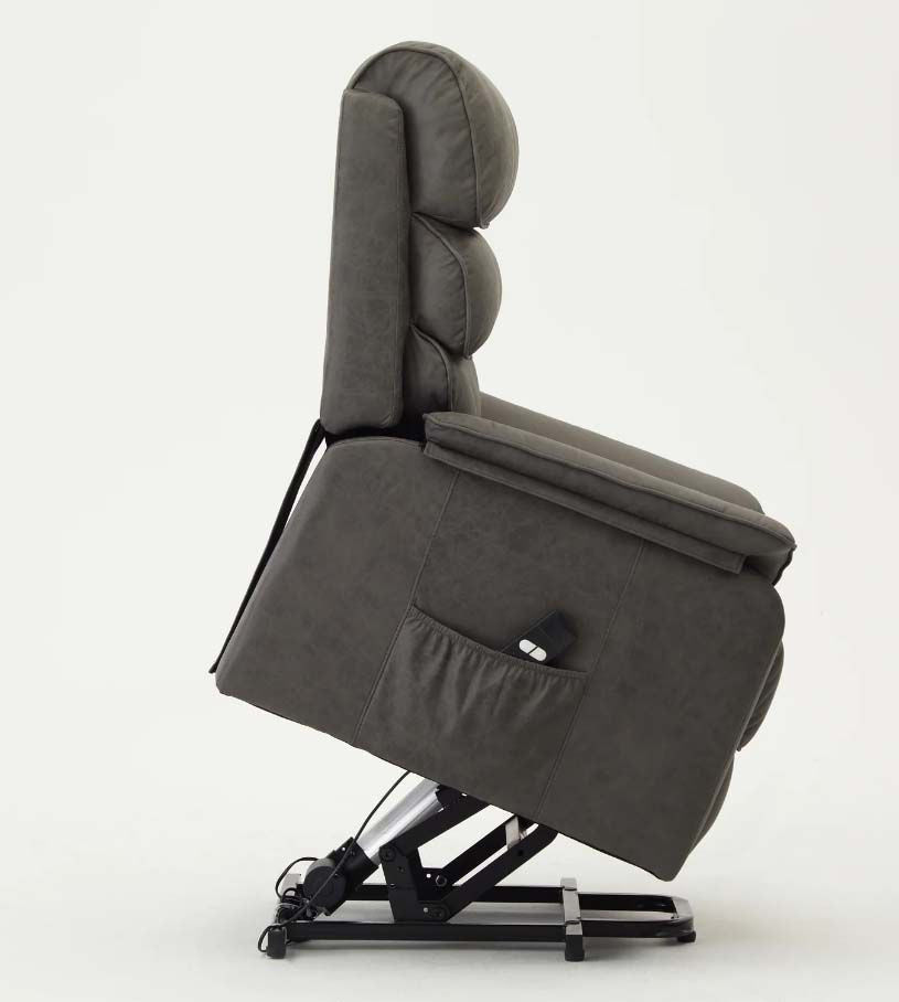 Meadow Electric Lift and Tilt Recliner - Dark Grey