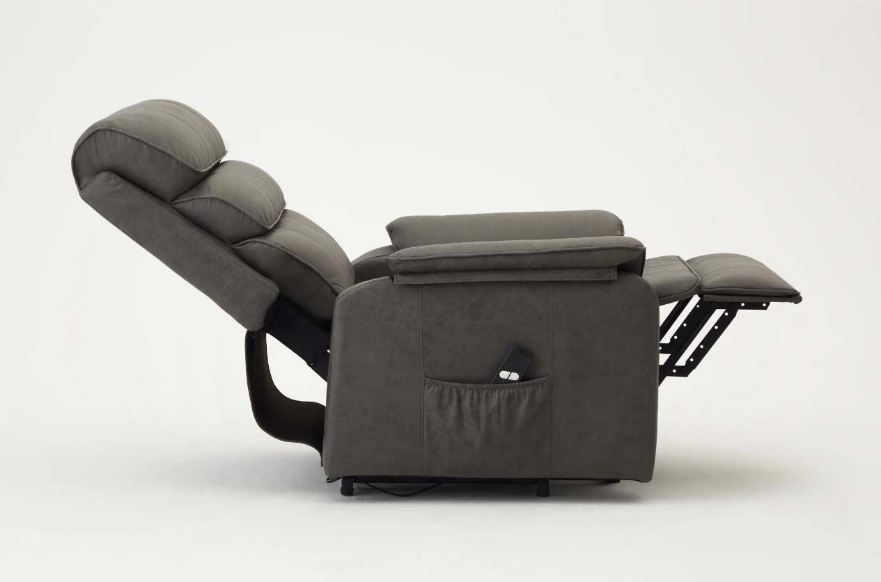 Meadow Electric Lift and Tilt Recliner - Dark Grey