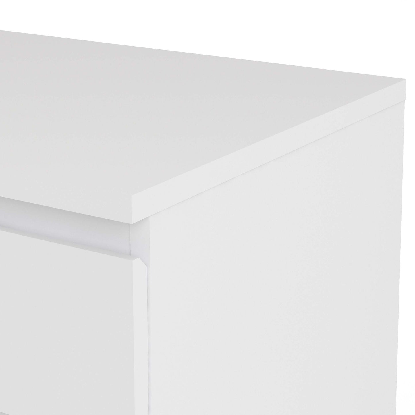 Nova Chest of 5 Drawers - White