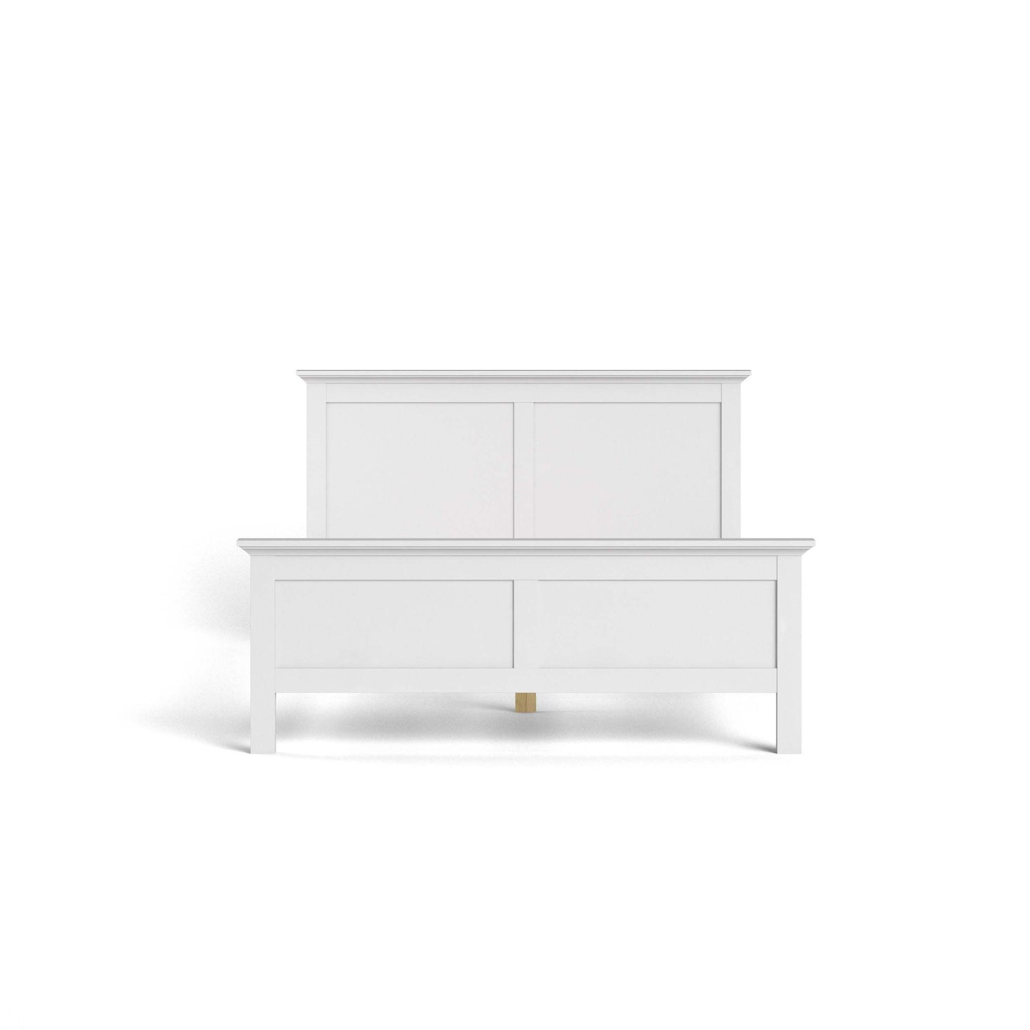 Paris Double Bed - White