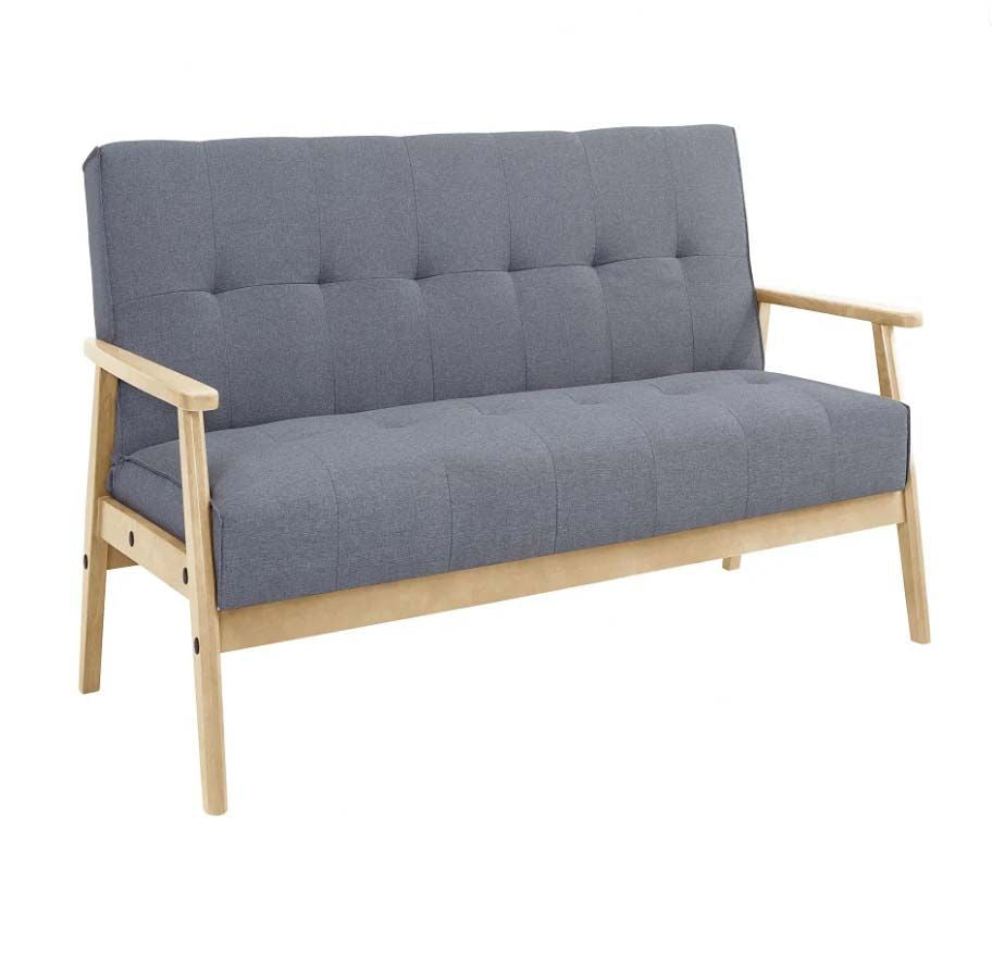 Wiltshire 3 Seater Fabric Sofa Bed - Light Grey
