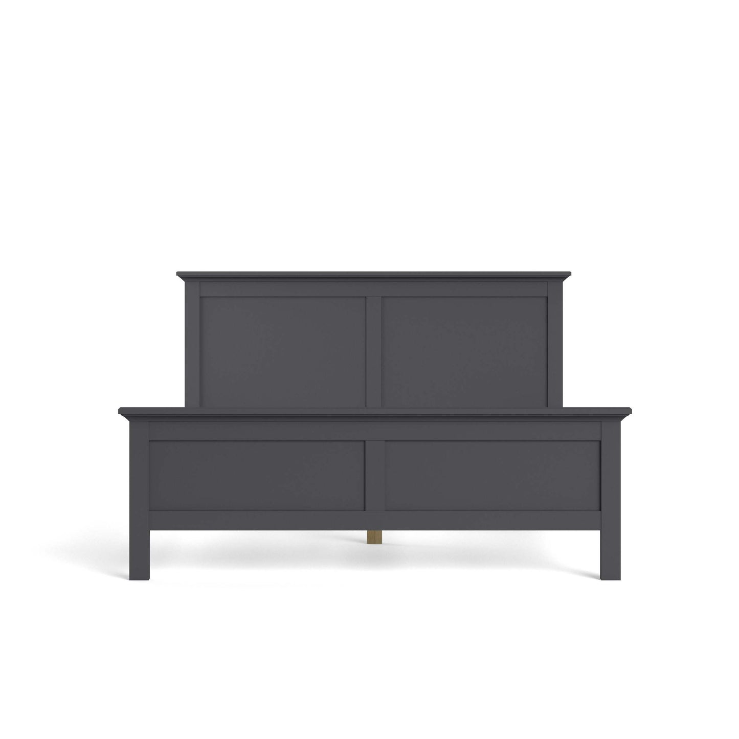Paris King Size Bed - Grey