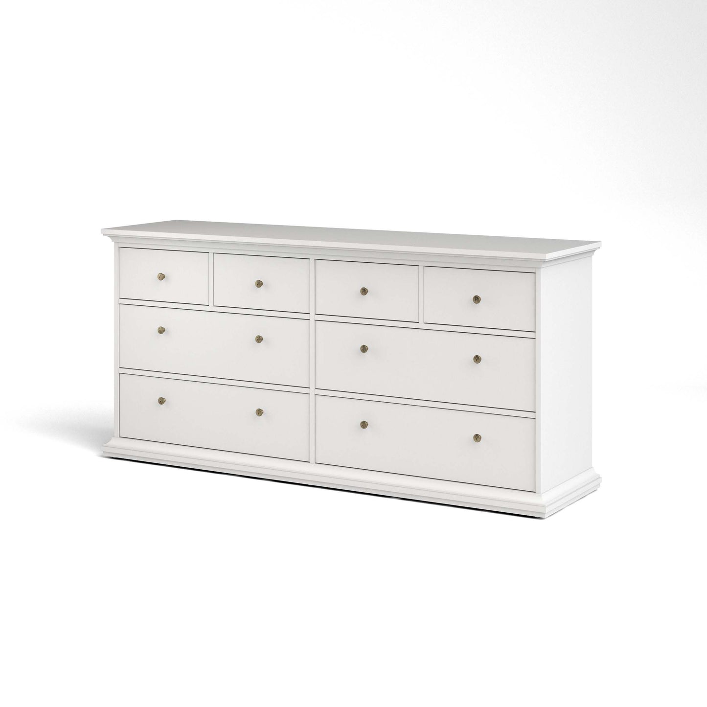 Paris Chest of 8 Drawers - White