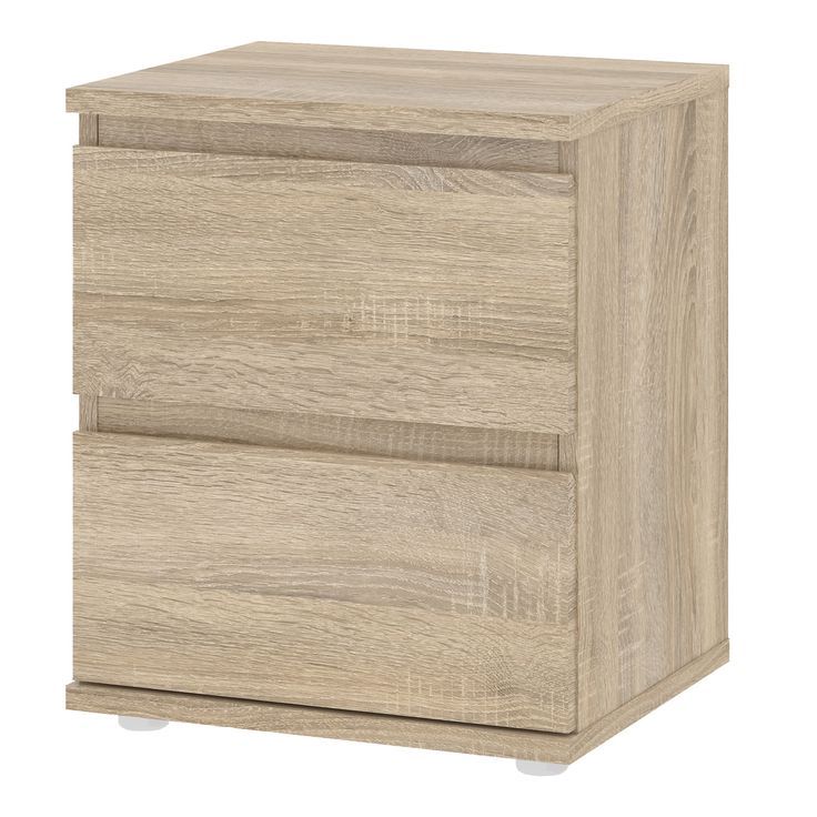 Nova 2 Drawer Bedside- Oak