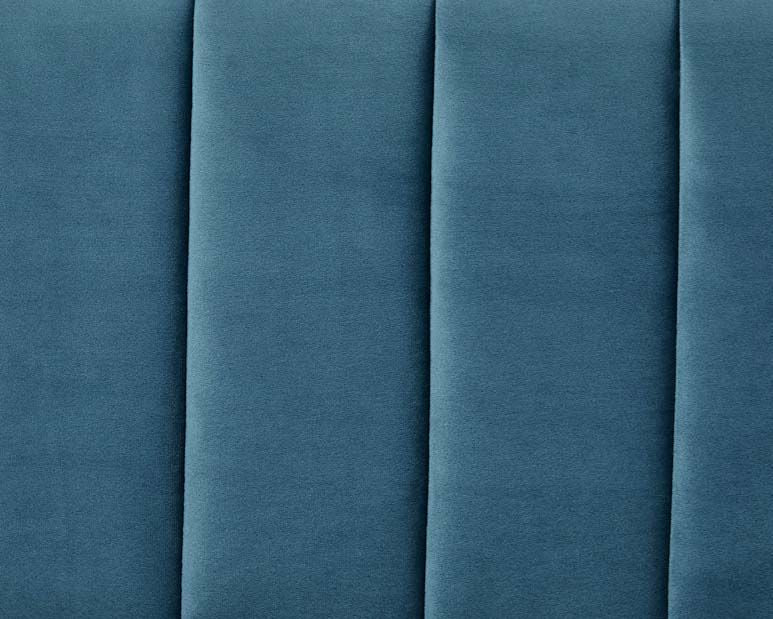 Griffen 2 Seater Fabric Sofa - Blue Velvet