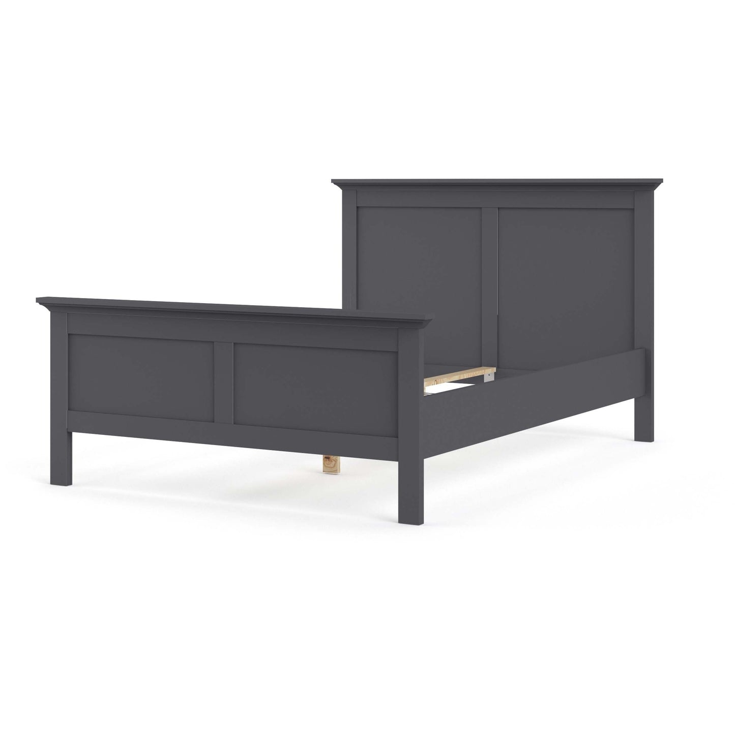 Paris King Size Bed - Grey