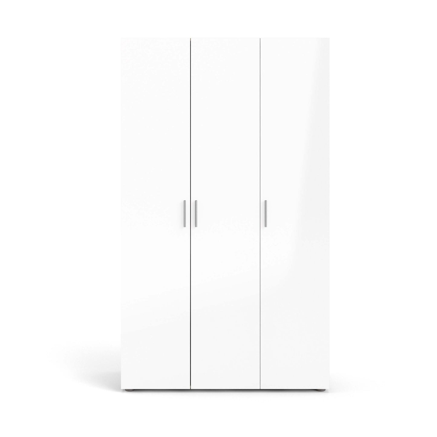 Pepe Wardrobe with 3 Doors - Oak effect with white high gloss