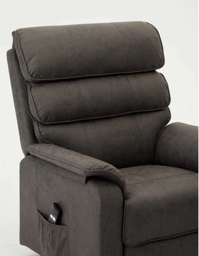 Meadow Electric Lift and Tilt Recliner - Dark Grey