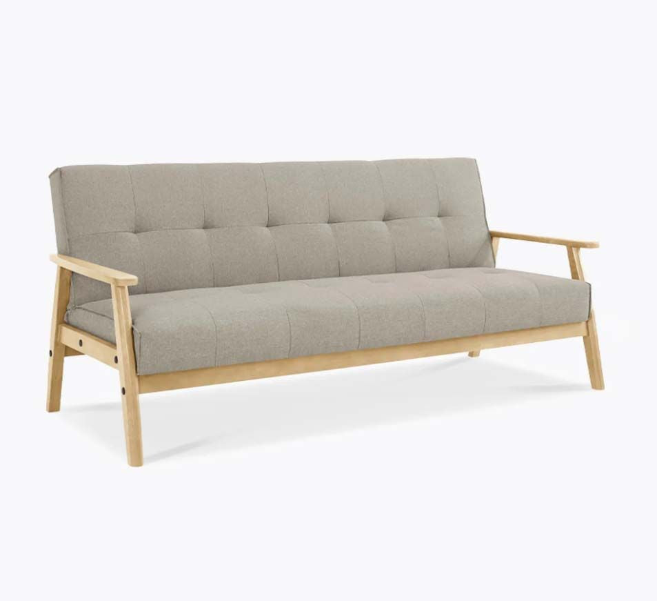 Wiltshire 3 Seater Fabric Sofa Bed - Cream