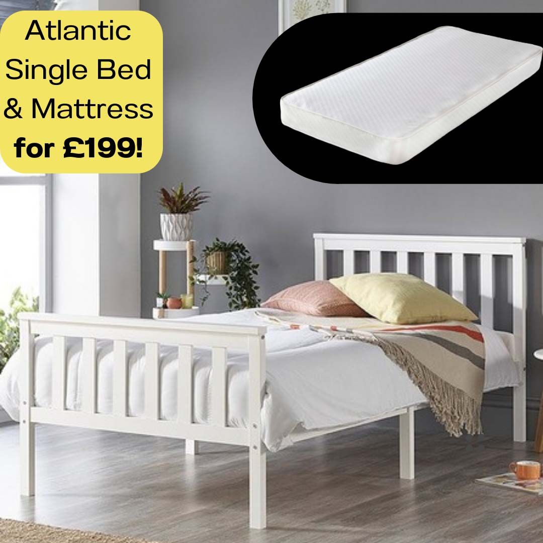 Value Kids Sleep Set- Single Bed and Mattress
