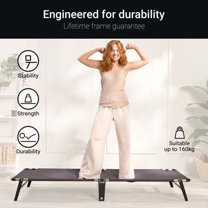 Jay-Be ME70 Mobile Folding Bed with Comfort Mattress