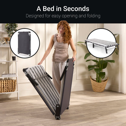 Jay-Be ME70 Mobile Folding Bed with Comfort Mattress