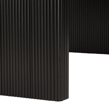 Japan Oval Japandi Dining Table, Black