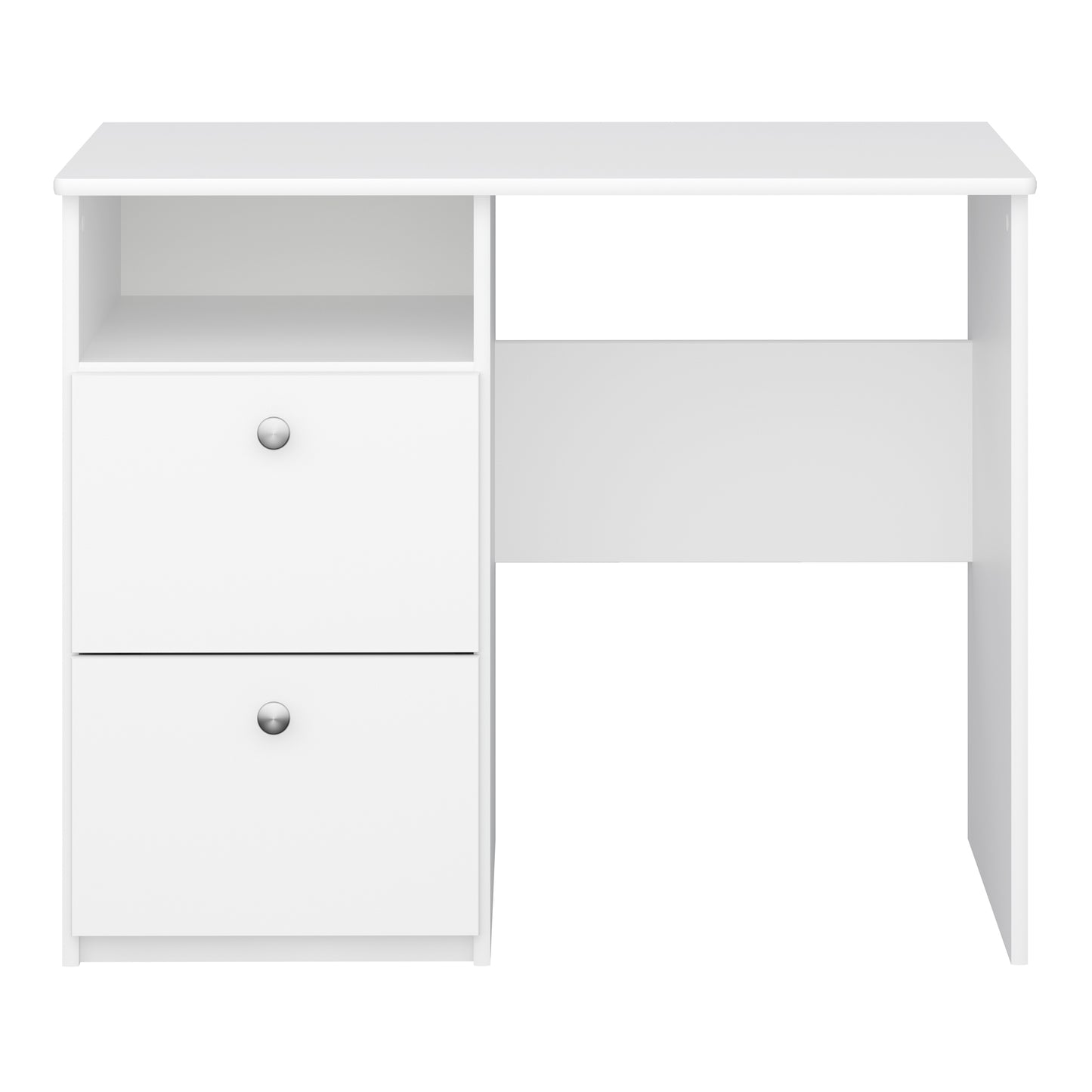 Kids 2 Drawer Desk - White