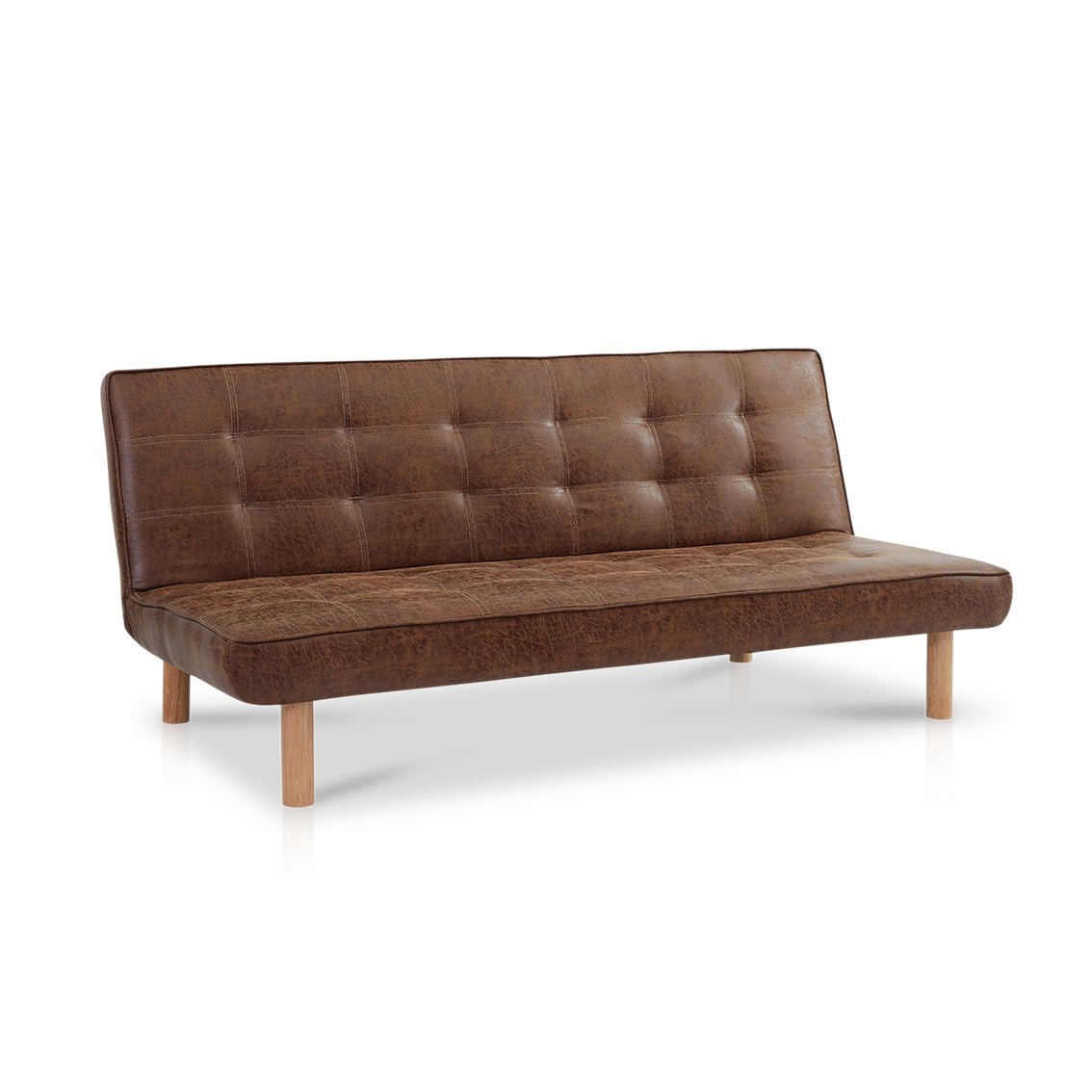 Verona Sofa Bed, Brown Air Leather