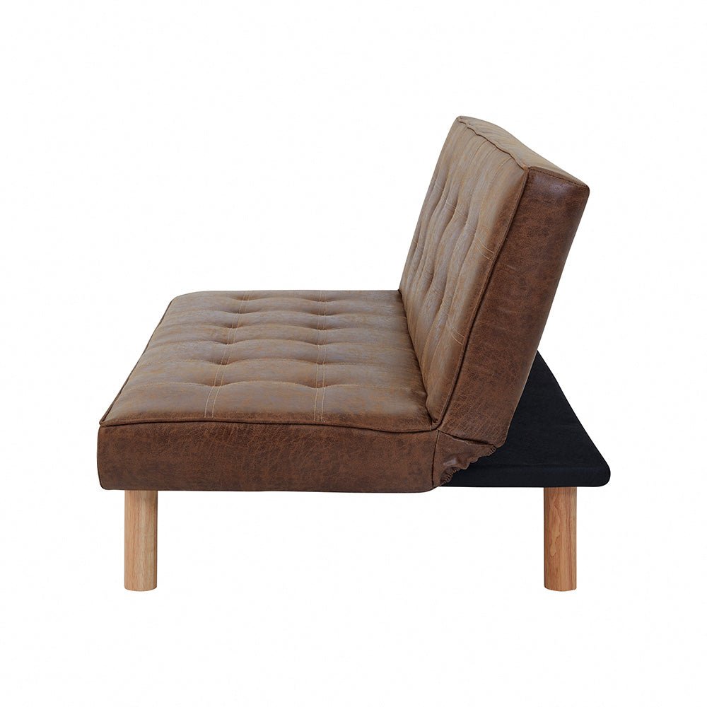 Verona Sofa Bed, Brown Air Leather