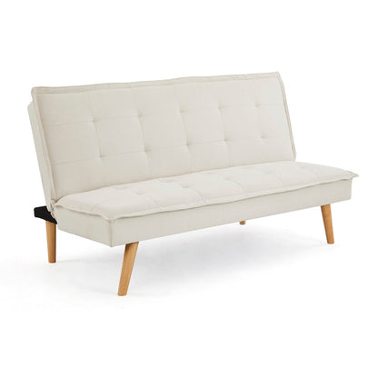 Arden Fabric Sofa Bed, Cream Fabric
