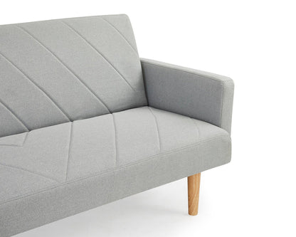 Alexs Light Grey Fabric Sofa Bed