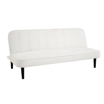 Milan Sofa Bed, White Boucle