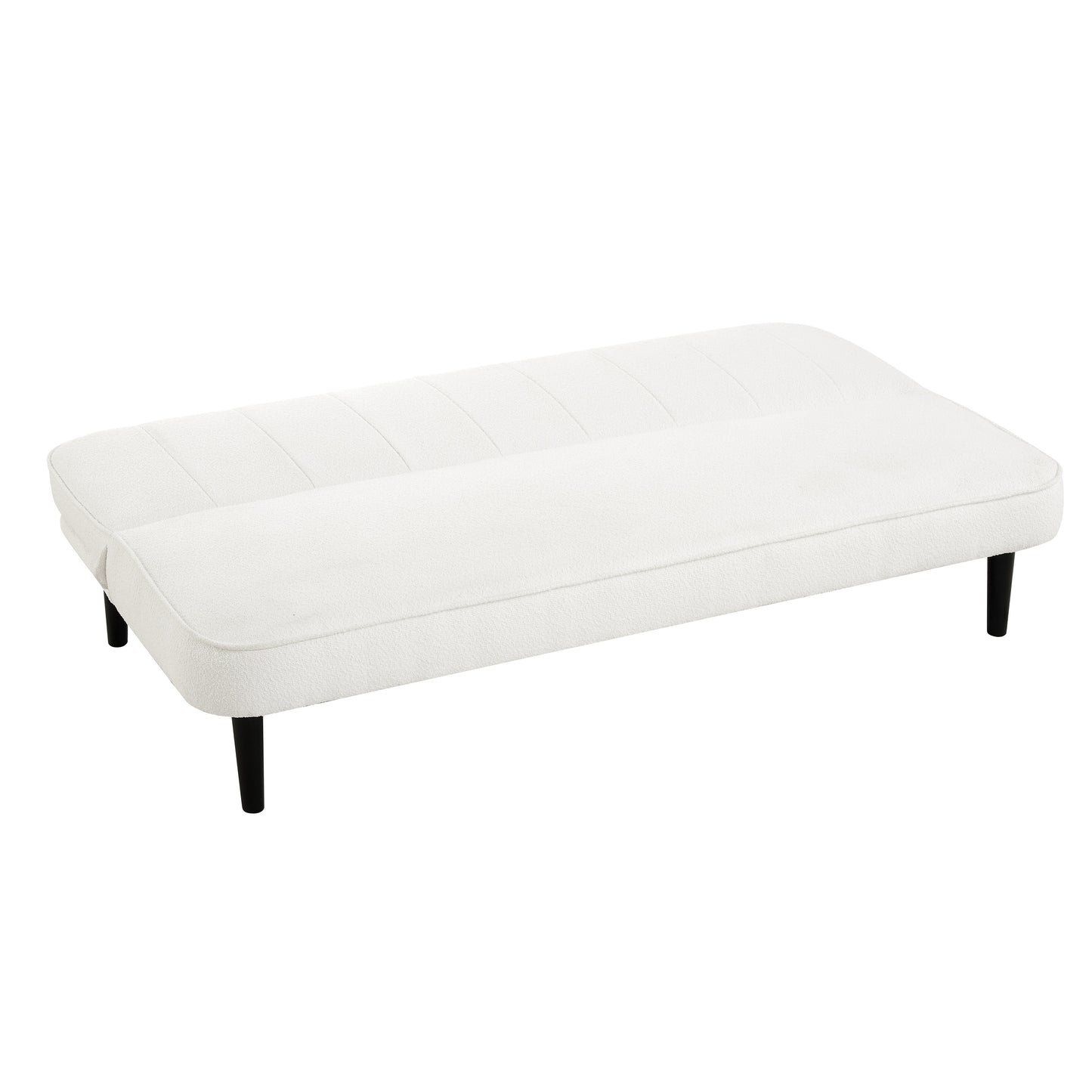 Milan Sofa Bed, White Boucle