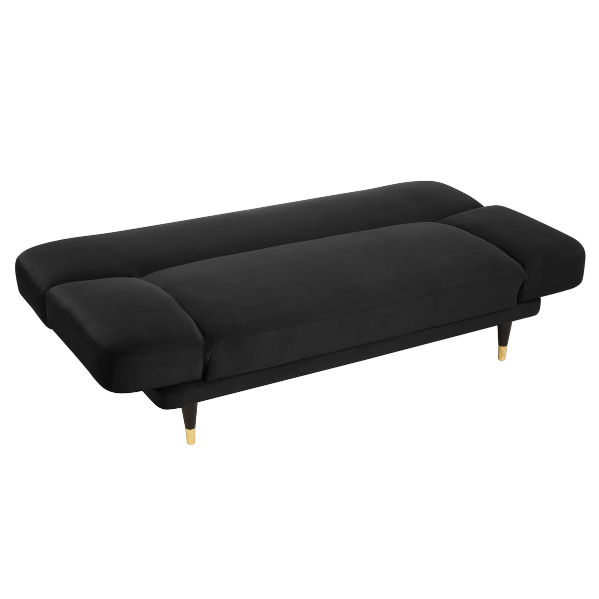 Sienna Sofa Bed, Black Velvet