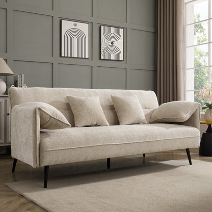 Franklin Sofa Bed, Beige Chenille