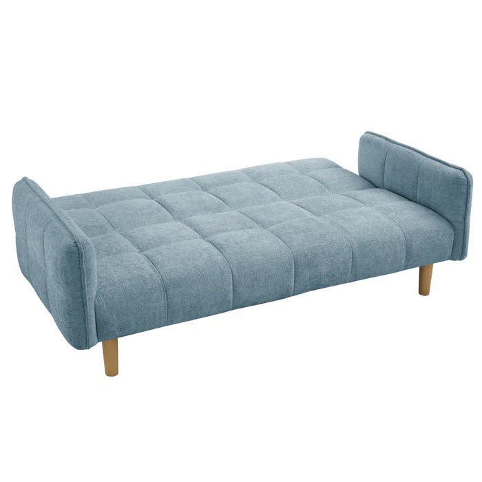 Jemma Blue Chenille Fabric Sofa Bed