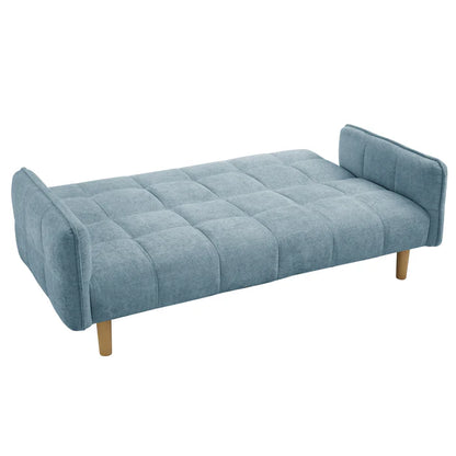 Jemma Blue Chenille Fabric Sofa Bed