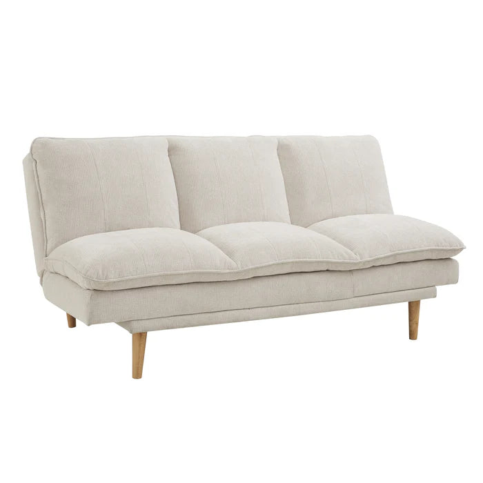 Melody Beige Linen Fabric Sofa Bed