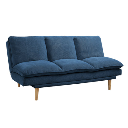 Everett Sofa Bed, Dark Blue Linen