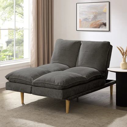 Melody Grey Linen Fabric Sofa Bed