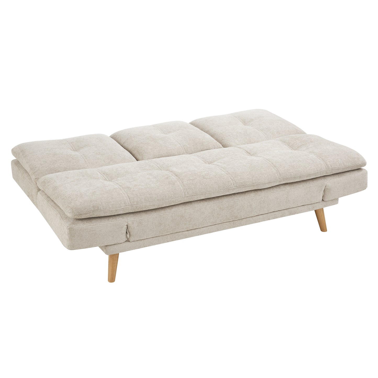 Romeo Sofa Bed, Beige Chenille