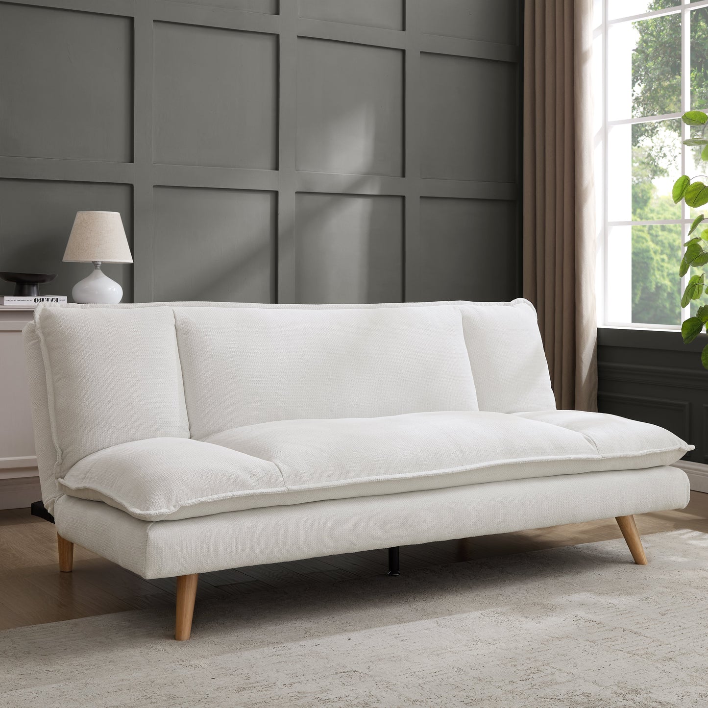 Haven Sofa Bed, Cream Linen