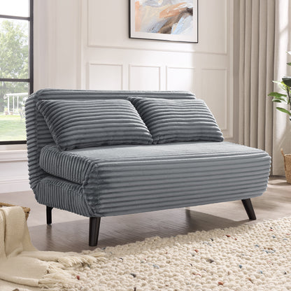 LawsonSofa Bed, Grey Teddy Jumbo Cord