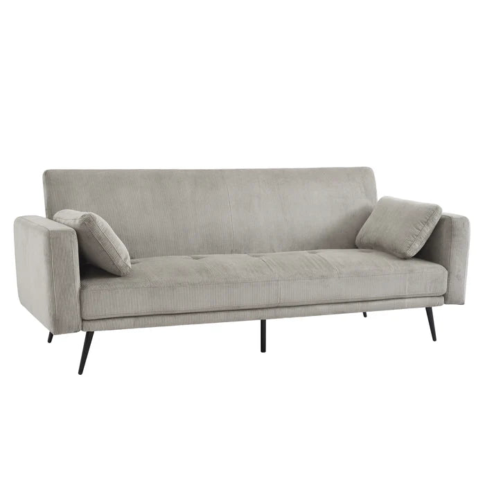 Tyler Beige Cord Sofa Bed