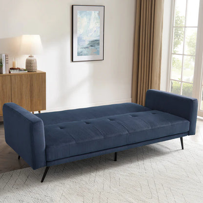Tyler Blue Cord Sofa Bed