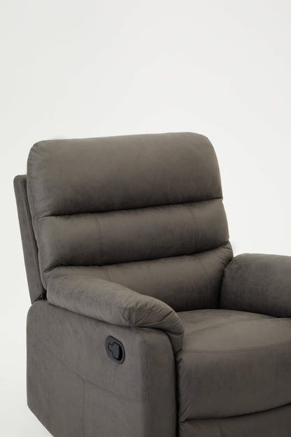 Maxwell Grey Air Leather Recliner