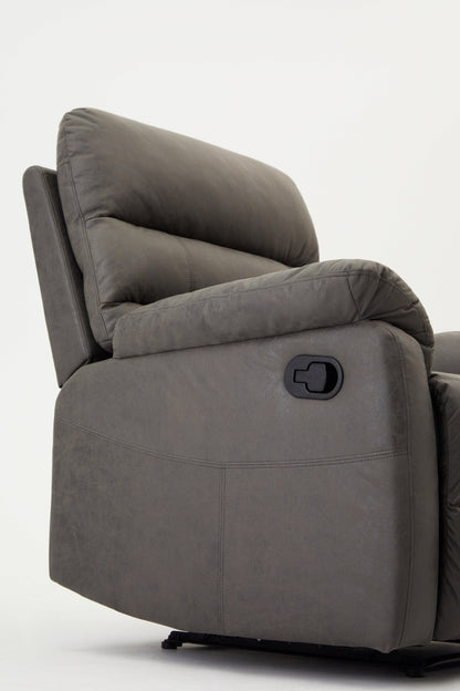 Maxwell Grey Air Leather Recliner