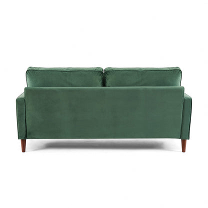 Edward 3 Seater Green Sofa