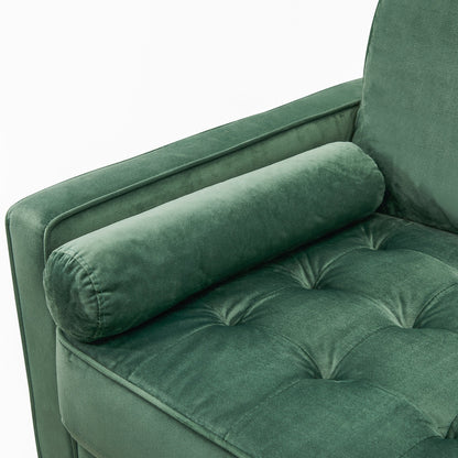 Edward 3 Seater Green Sofa