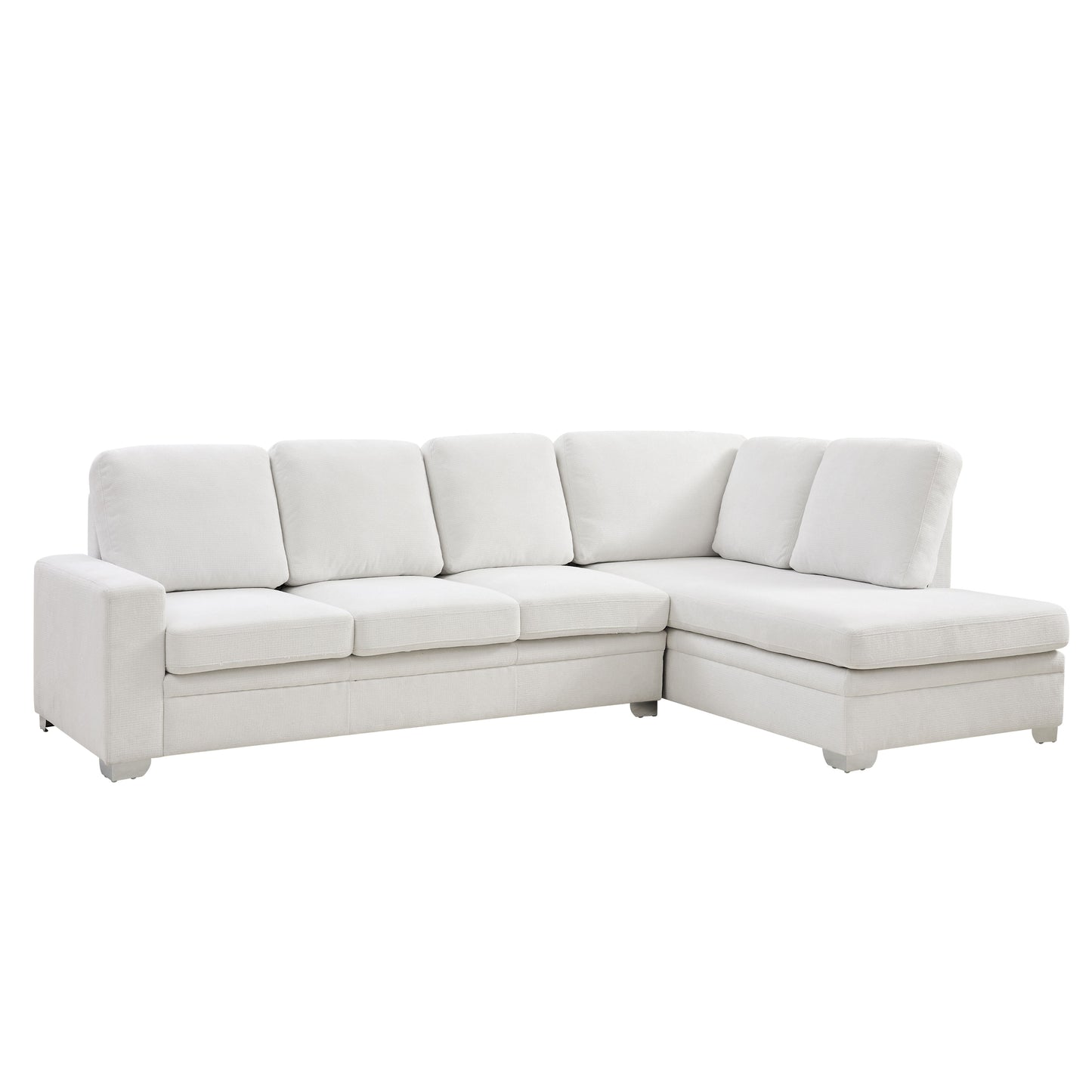Atlas Right-Hand Corner Sofa, Cream Linen