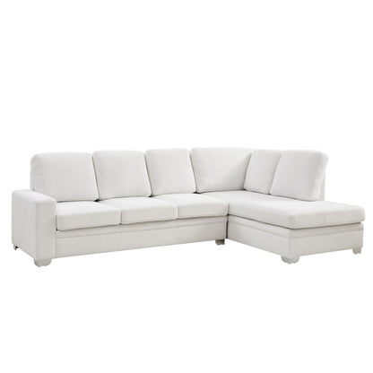 Atlas Right-Hand Corner Sofa, Cream Linen