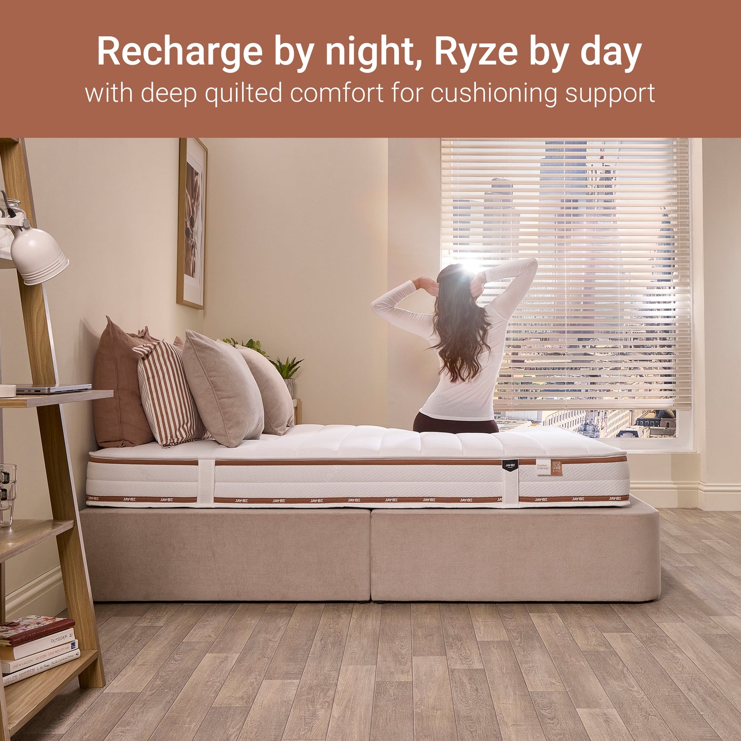 Jay-Be RYZE Comfort Deep Quilted Mattress - Double