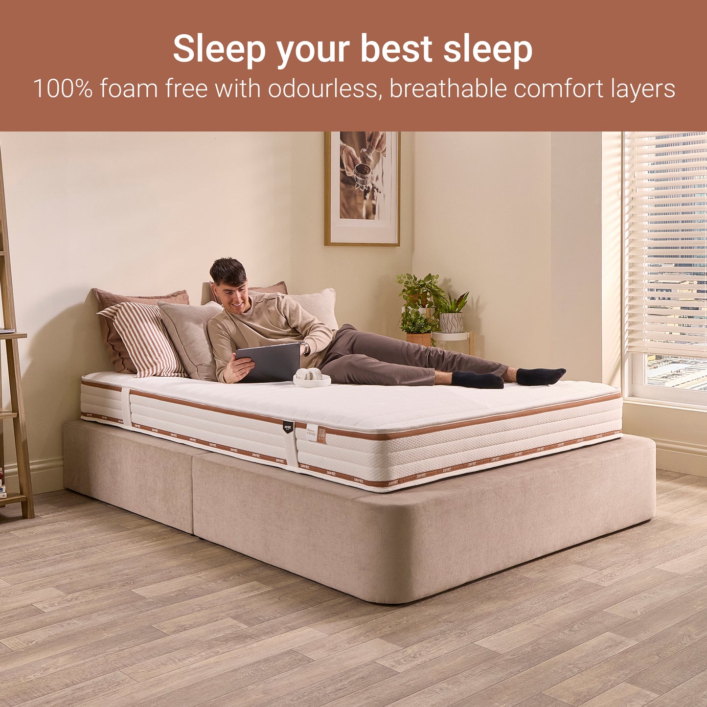 Jay-Be RYZE Memory Deep Quilted Mattress - Small Double