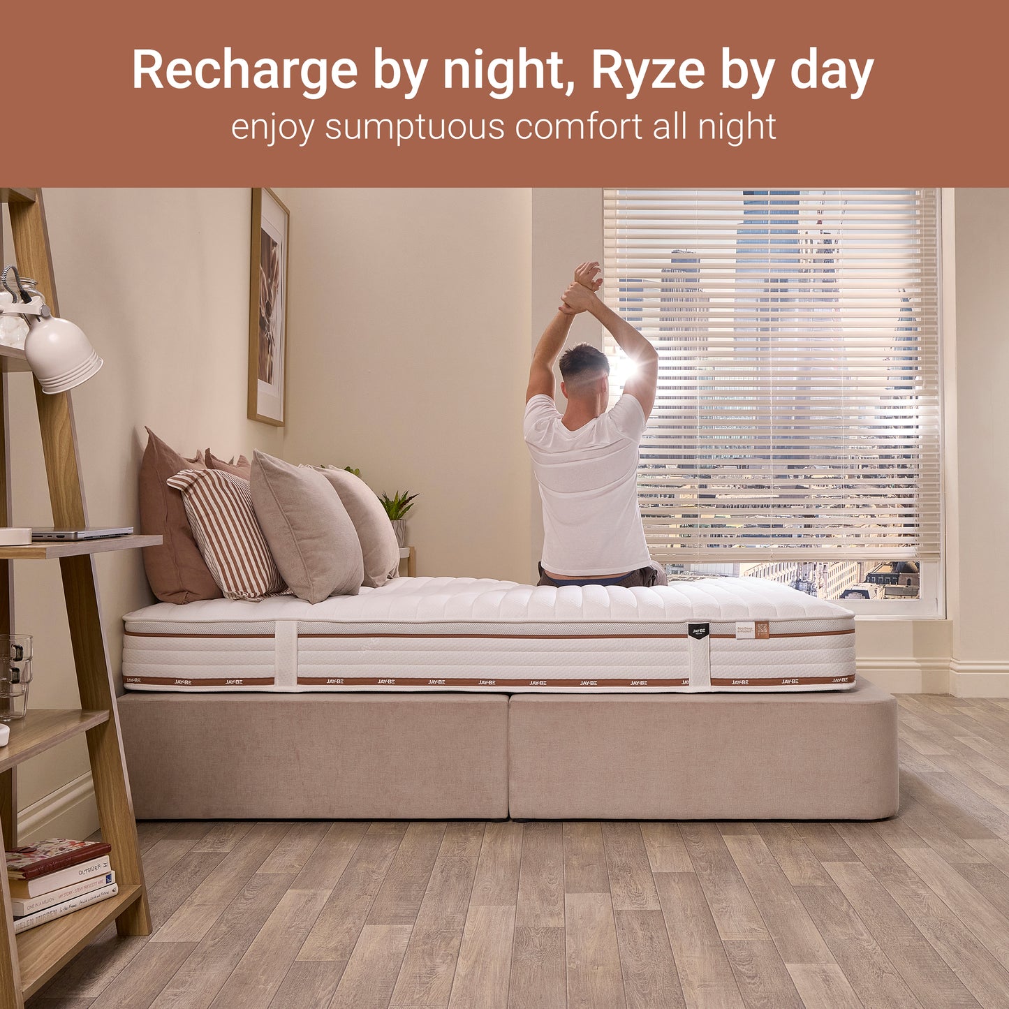 Jay-Be RYZE 800 Pocket Sprung Quilted Mattress - Double