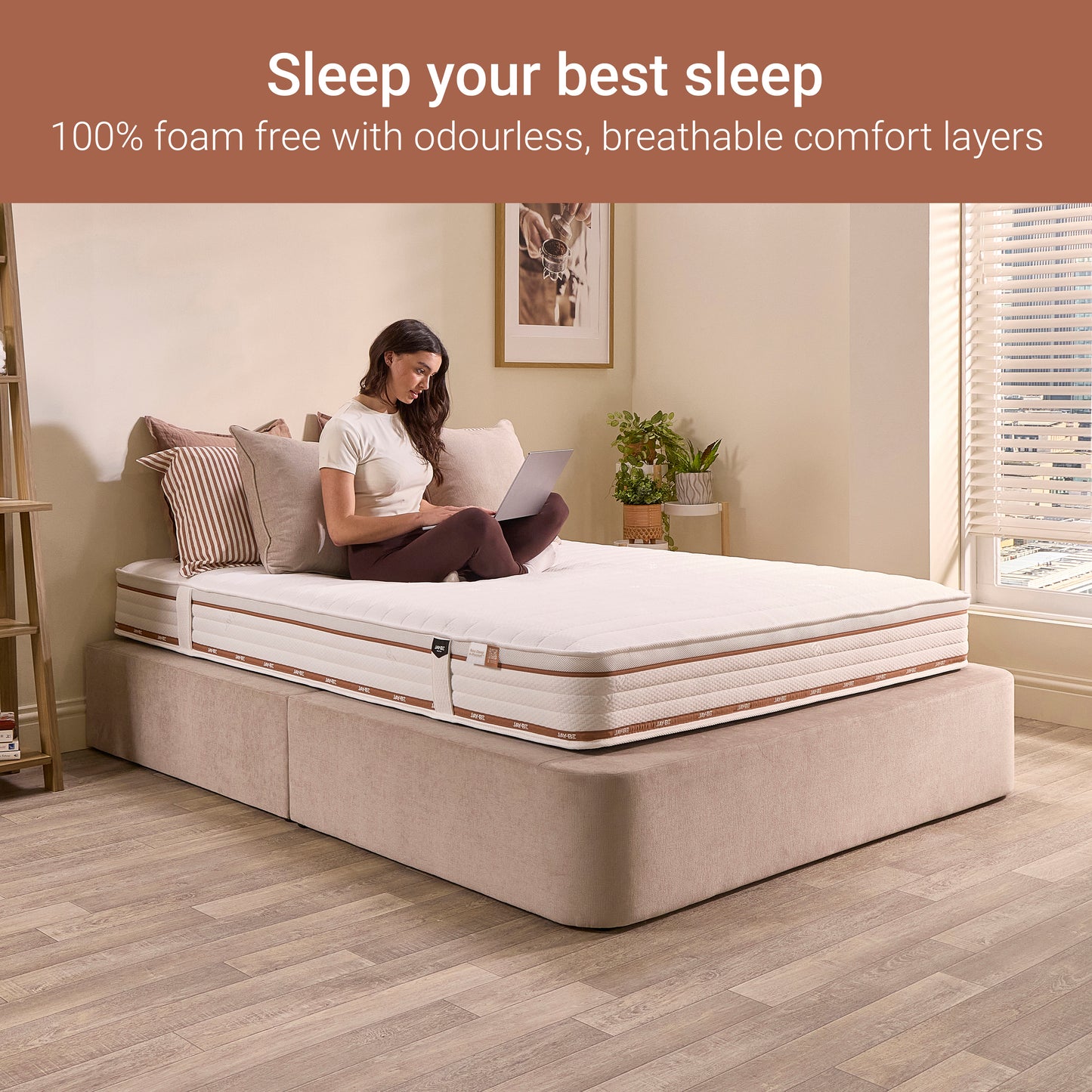 Jay-Be RYZE 800 Pocket Sprung Quilted Mattress - Double