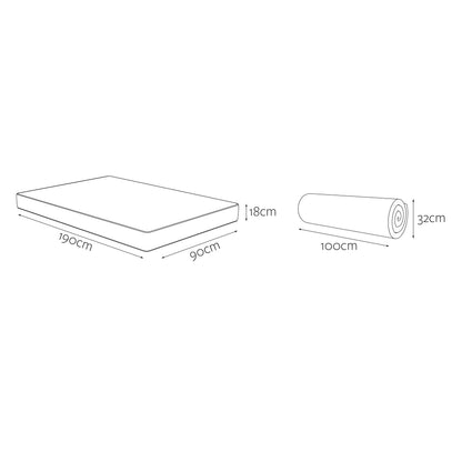 Jay-Be Natural Fresh Bamboo e-Pocket Children's Mattress - Single