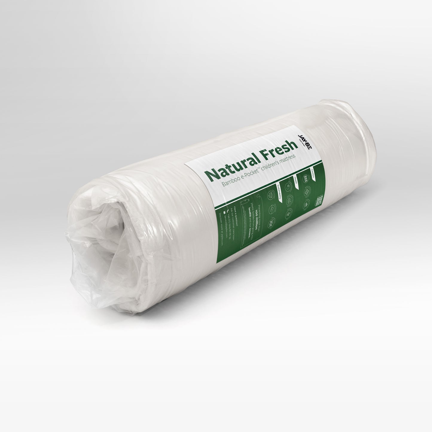 Jay-Be Natural Fresh Bamboo e-Pocket Children's Mattress - Single