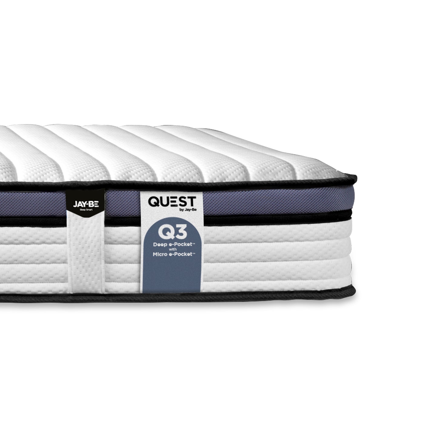 Jay-Be QUEST  Q3 Hybrid e-Pocket  Eco-Friendly Children's Mattress
